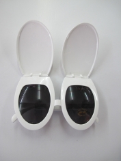 Toilet Seat Glasses - Novelty Glasses